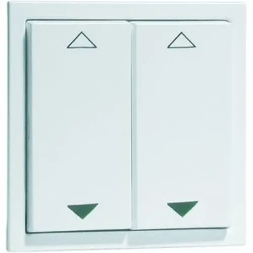 PEHA Easyclick wandzender 4-kanaals tbv 1 rolluik met symbolen Nova aluminium (20.455.702 FU-BLS JR)