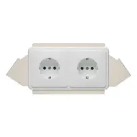 PEHA Wcd 2v Randaarde Wandgoot Crem (80.6612/672 NA KDGEW)