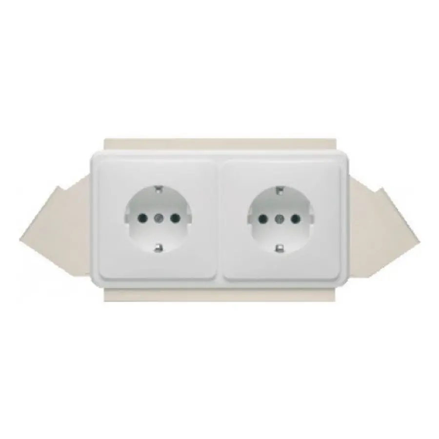 PEHA Wcd 2v Randaarde Wandgoot Crem (80.6612/672 NA KDGEW)