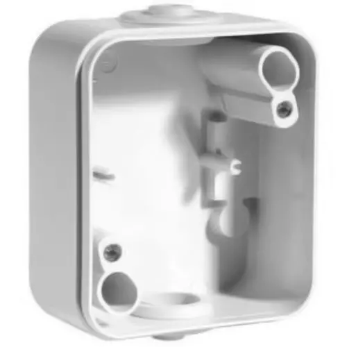 PEHA opbouwbak 1-voudig voor spatwaterdicht IP54 grijs (601 WAB DO)