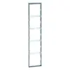 PEHA afdekraam 5-voudig Dialog exclusiv aluminium/chroom (95.575.70.60)