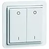 PEHA Easyclick wandzender 4-kanaals met O-I opdruk Standard levend wit (80.455.02 FU-BLS)