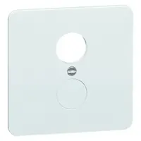 PEHA centraalplaat met draagframe voor luidspreker en diode contactdozen Standard levend wit (80.677.02 DIO)