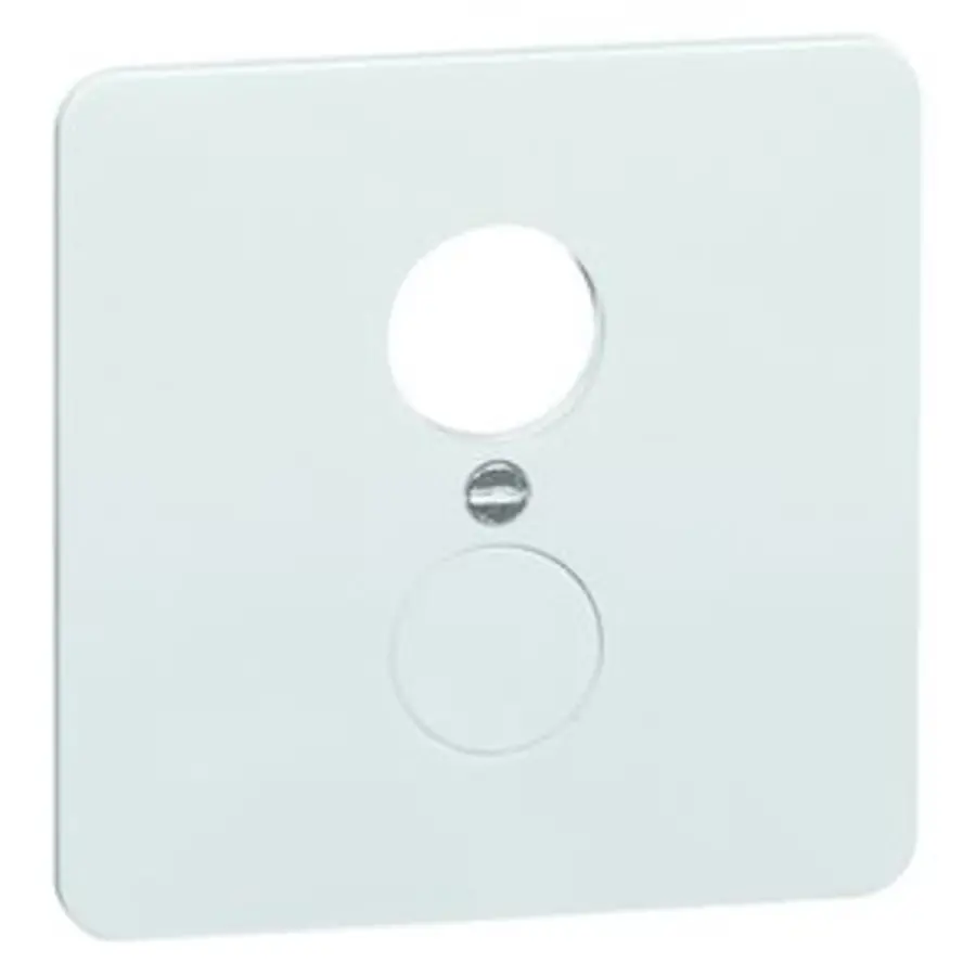 PEHA centraalplaat met draagframe voor luidspreker en diode contactdozen Standard levend wit (80.677.02 DIO)