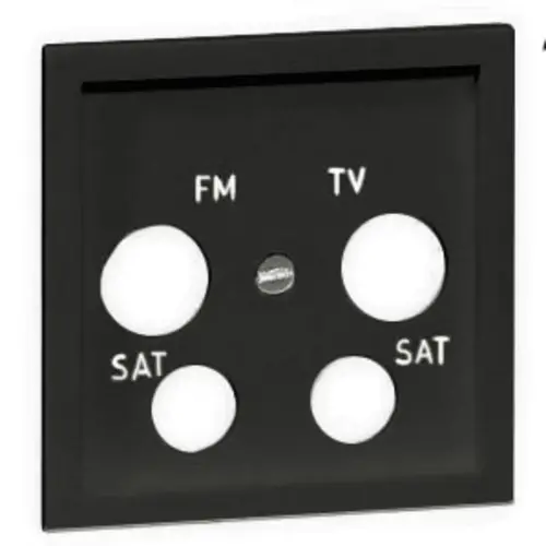 PEHA centraalplaat antenne / SAT / radio wandcontactdoos Aura antraciet (20.610.21 TV/4A) PEHA centraalplaat antenne / SAT / radio wandcontactdoos Aura antraciet (20.610.21 TV/4A)