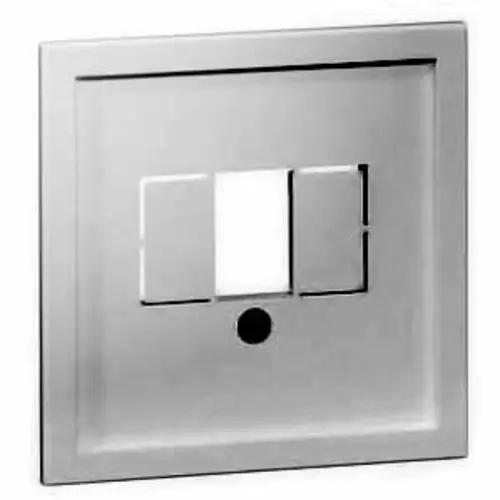 PEHA centraalplaat voor UAE/TAE Aura aluminium (20.610.70 TAE)