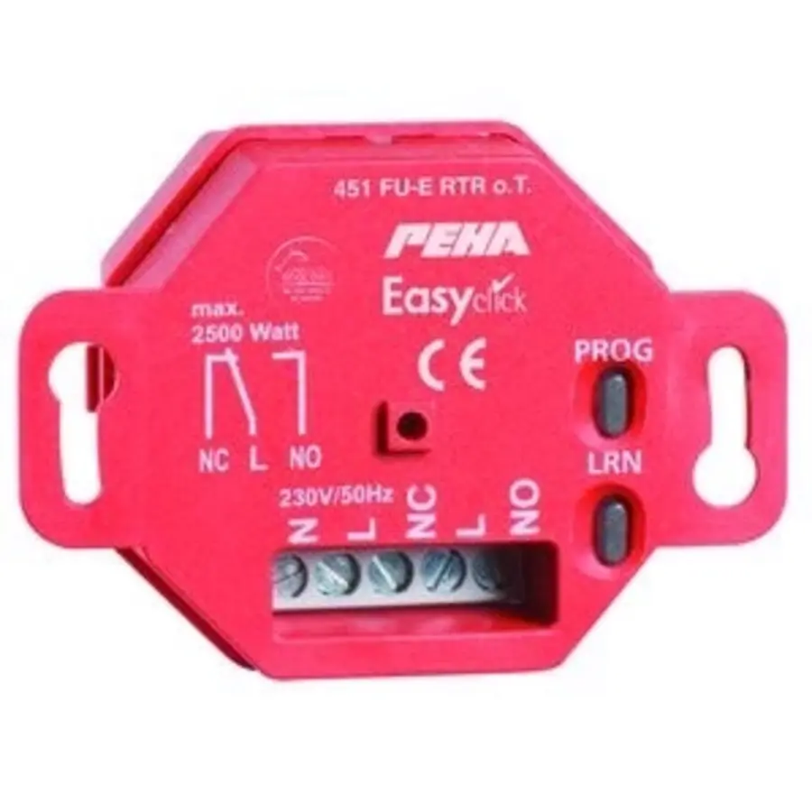 PEHA EnOcean Easyclick thermostaatontvanger inbouw (451 FU-E RTR O.T.)