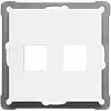 PEHA montageraam multimedia Aura levend wit (20.610/2.02 KEY)