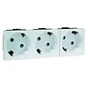 PEHA 3-voudige wandcontactdoos randaarde 33° schuin Concept45 levend wit (6213.02 EMS SI WI) PEHA 3-voudige wandcontactdoos randaarde 33° schuin Concept45 levend wit (6213.02 EMS SI WI)