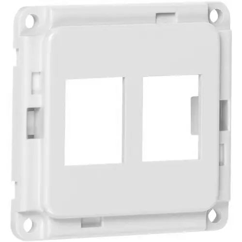 PEHA Compacta montageraam multimedia voor 2 keystone levend wit (710/2.02 KEY)