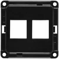 PEHA montageraam multimedia Compacta diep zwart (710/2.19 KEY)