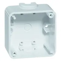 PEHA Compacta opbouwbak 1-voudig einddoos agaatgrijs (791.13)