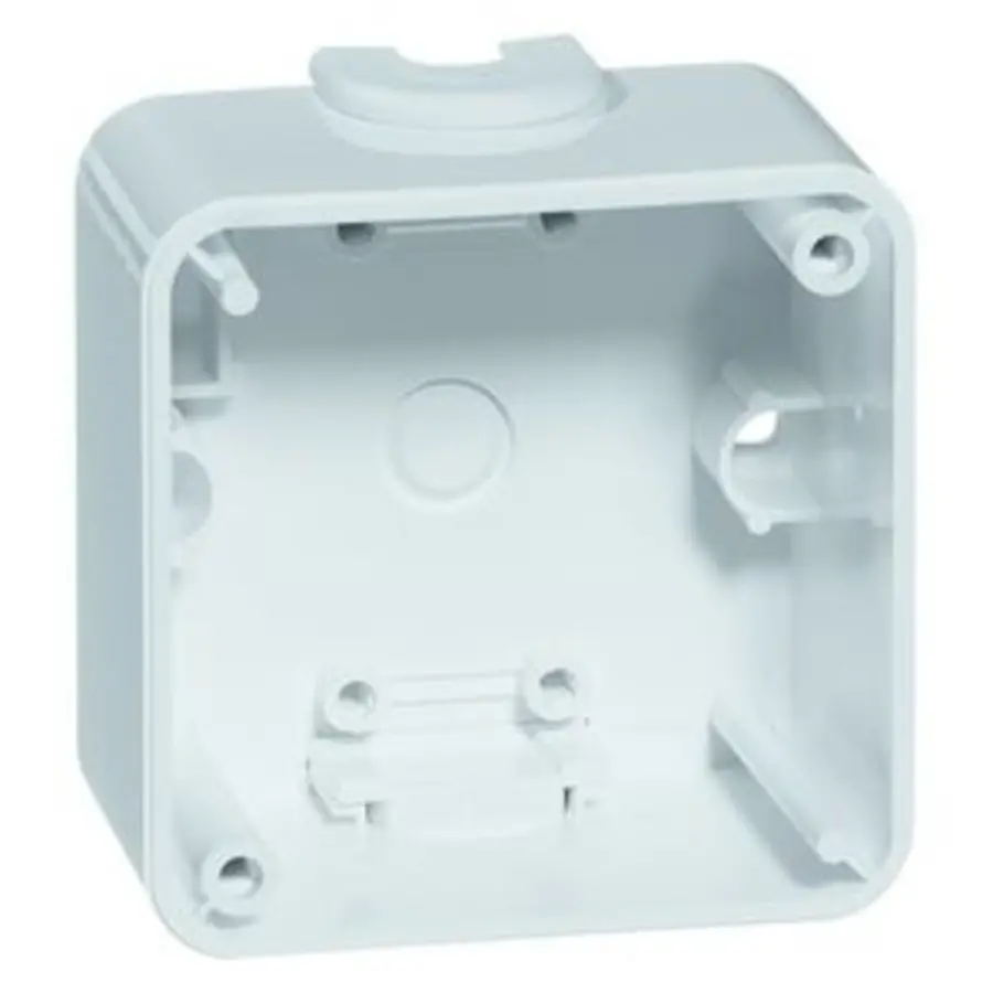 PEHA Compacta opbouwbak 1-voudig einddoos agaatgrijs (791.13)