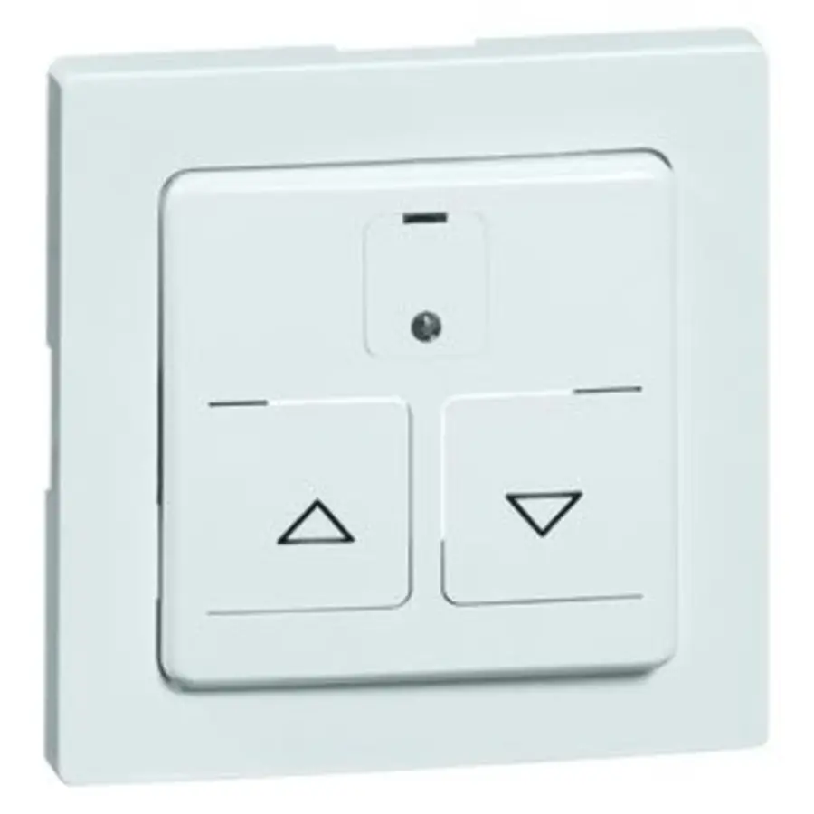 PEHA tweedelige drukker jaloezie tbv rolluikschakelaar 405 R O.A. Dialog levend wit (95.410.02 R)