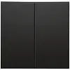 PEHA schakelwip 2-voudig 500-serie Badora zwart mat (D 11.545.193)
