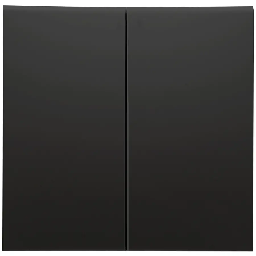 PEHA schakelwip 2-voudig 500-serie Badora zwart mat (D 11.545.193)