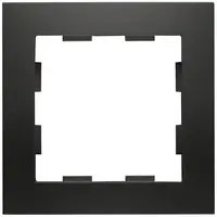 PEHA afdekraam 1-voudig Badora zwart mat (D 11.571.193)