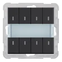 PEHA knx busdrukknop 8-voudig nova (KNX BUSTASTER 8 FACH)