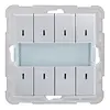 PEHA knx bus drukknop 8-voudig nova (KNX BT 8.702)