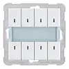 PEHA knx bus drukknop 8-voudig nova (KNX BUSTASTER 8 FACH)
