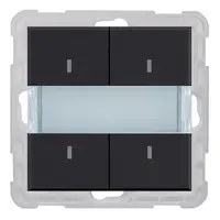 PEHA knx bus drukknop 4-voudig nova (KNX BUSTASTER 4 FACH)