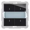 PEHA knx bus drukknop 4-voudig nova (KNX BT 4.192)