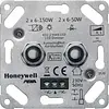 PEHA LED-dimmer serie draai/drukknop duo 2x 6-150W (432-2 HAN LED O.A.) PEHA LED-dimmer serie draai/drukknop duo 2x 6-150W (432-2 HAN LED O.A.)