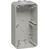 PEHA Compacta opbouwbak 2-voudig einddoos agaatgrijs (792.13)