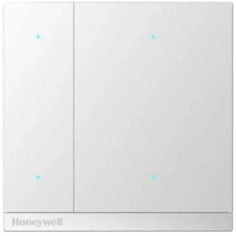 PEHA KNX secure drukknop 4-voudig inbouw met LED indicatie platina mat (KNX PB M 4BT MSP)