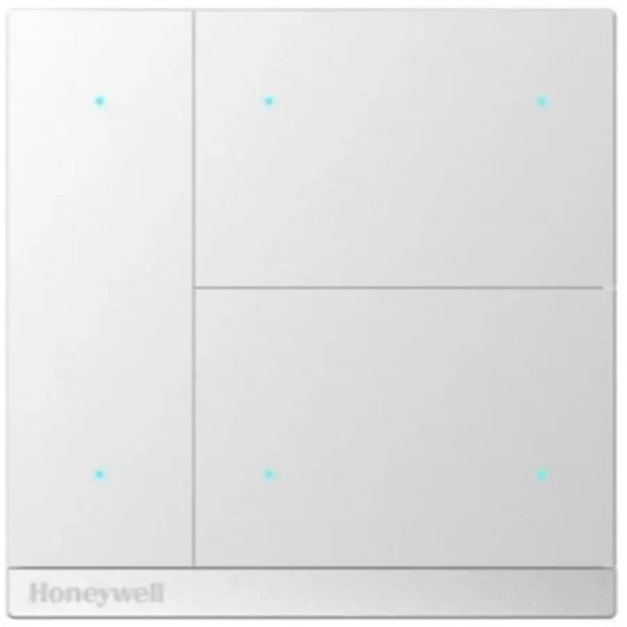 PEHA KNX inbouw drukknop 6-voudig led indicatie platina mat (KNX PB M 6BT MSP)