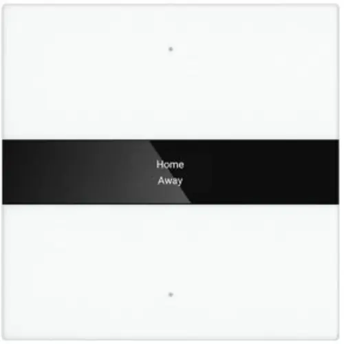 PEHA knx inbouw drukknop 2-voudig glas wit glanzend (KNX PB GL 2BT WHI) PEHA knx inbouw drukknop 2-voudig glas wit glanzend (KNX PB GL 2BT WHI)