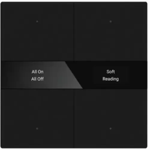 PEHA KNX drukknop 4-wegs glas zwart glanzend IP20 (KNX PB GL 4BT BLK) PEHA KNX drukknop 4-wegs glas zwart glanzend IP20 (KNX PB GL 4BT BLK)