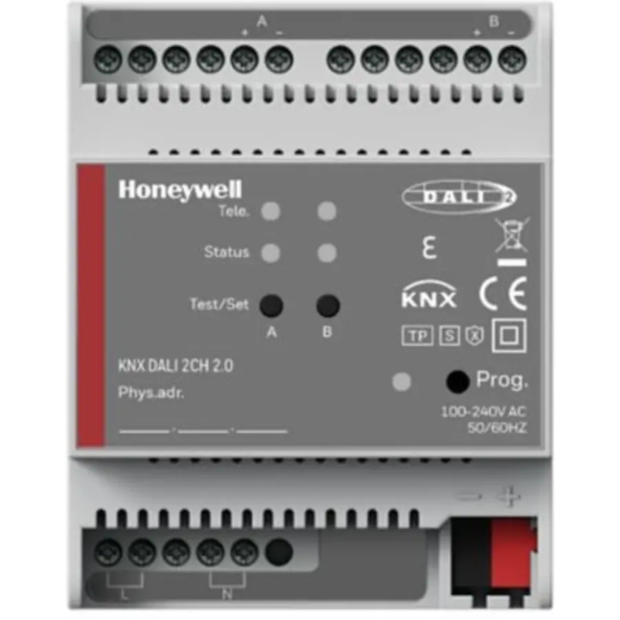 PEHA KNX DALI-gateway 2-kanaals DIN-rail adapter IP21 (KNX DALI 2CH 2.0)