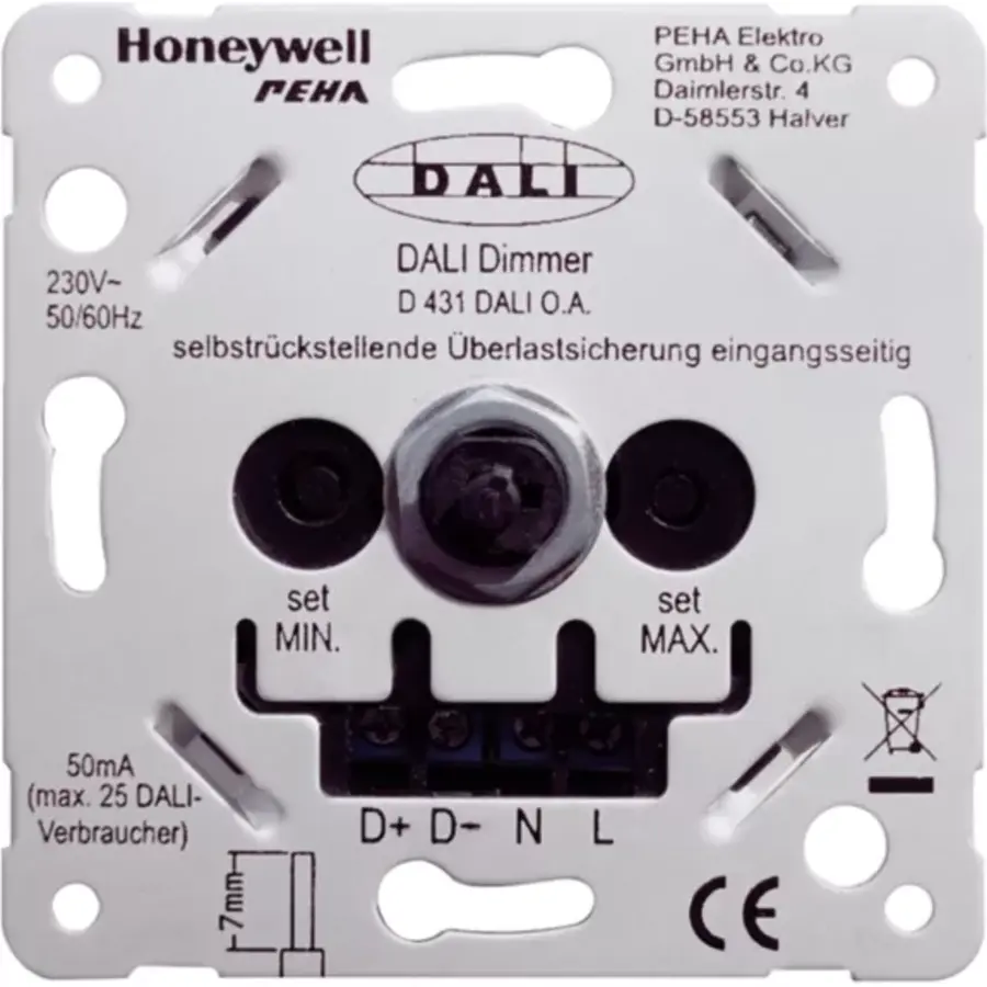 PEHA DALI-MCU-dimmer (431 DALI O.A.)