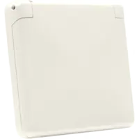 PEHA afdekraam 1-voudig met klapdeksel tbv wandgoot Standard creme (80.686 W)