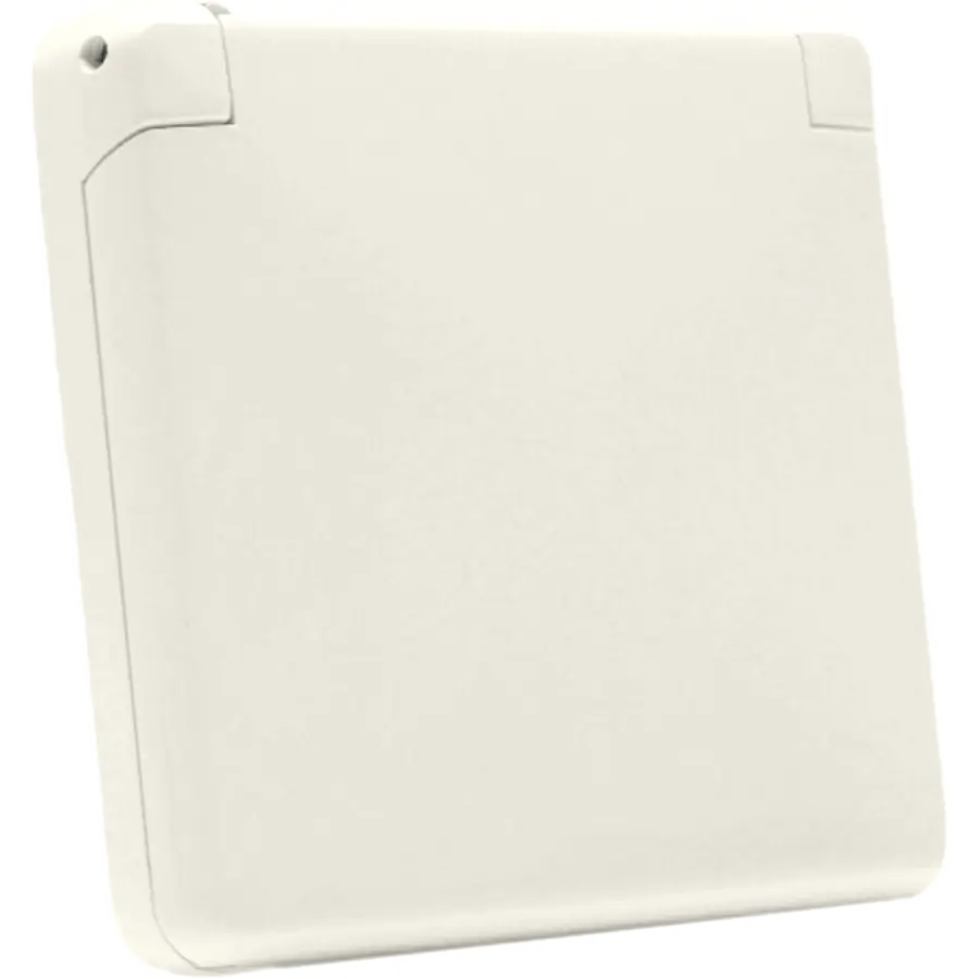 PEHA afdekraam 1-voudig met klapdeksel tbv wandgoot Standard creme (80.686 W)