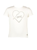 Le Chic golden Love heart T-shirt