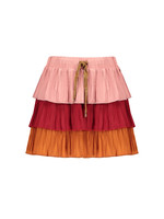 Nik layered skirt with plissé