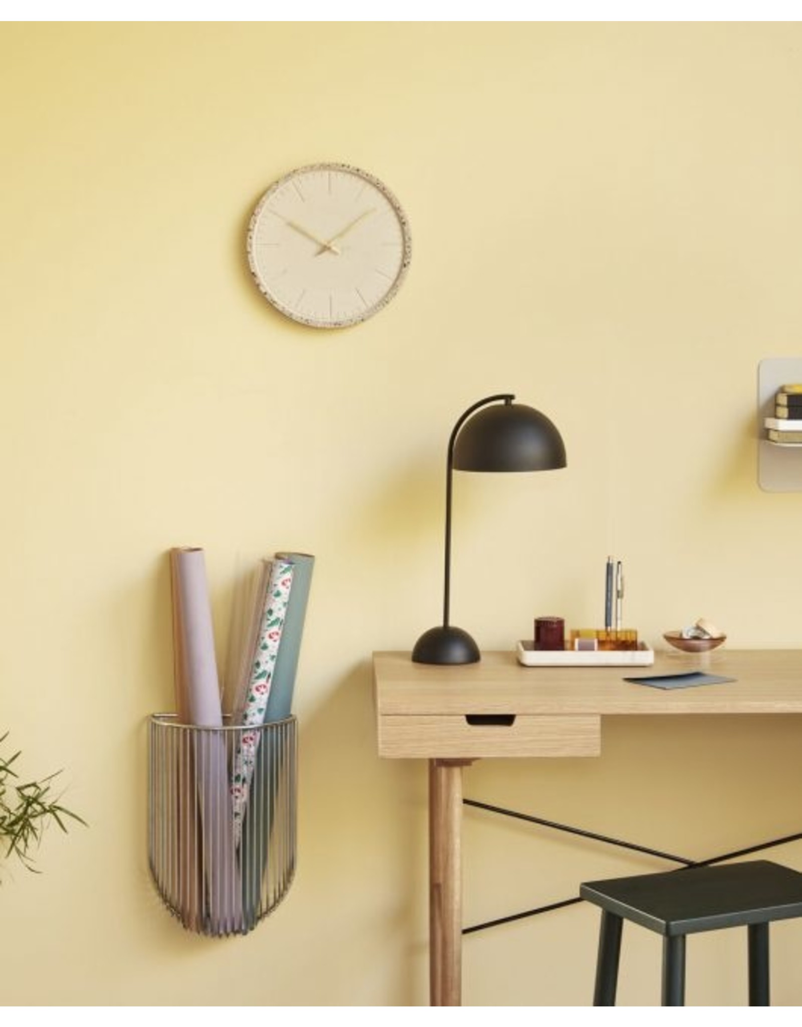 Klok (terrazzo/wit)