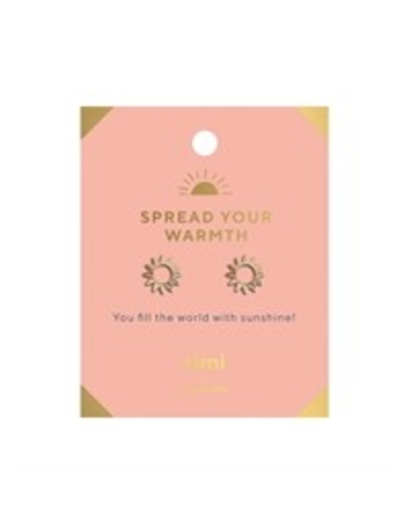 Oorbellen 'spread your warmth"