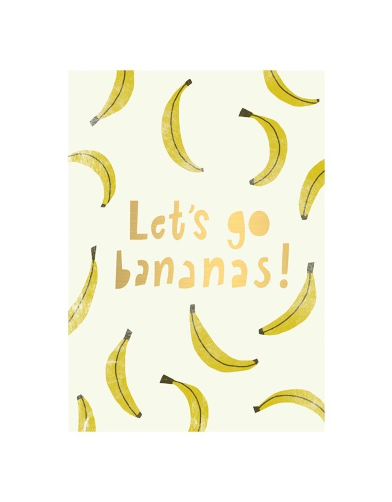 Kaartje 'let's go bananas'