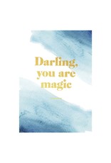 Kaartje 'darling you are magic'