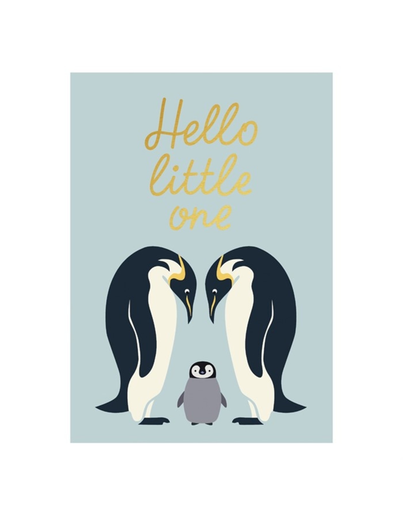 Kaartje 'hello little one'
