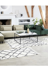Mat 140x200cm (zwart/wit)