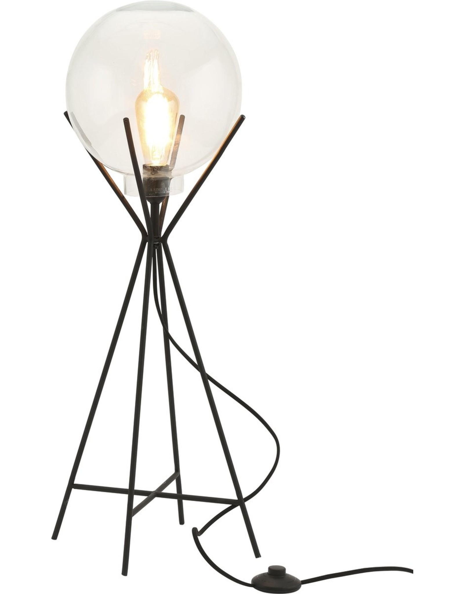 Staanlamp zwart