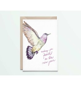 Kaartje 'peace dove-new year'