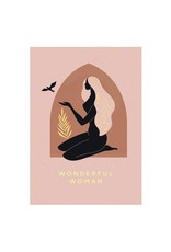 Kaartje 'wonderful woman'