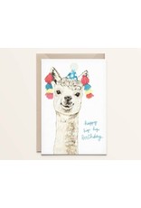 Kaartje 'alpaca happy birthday'