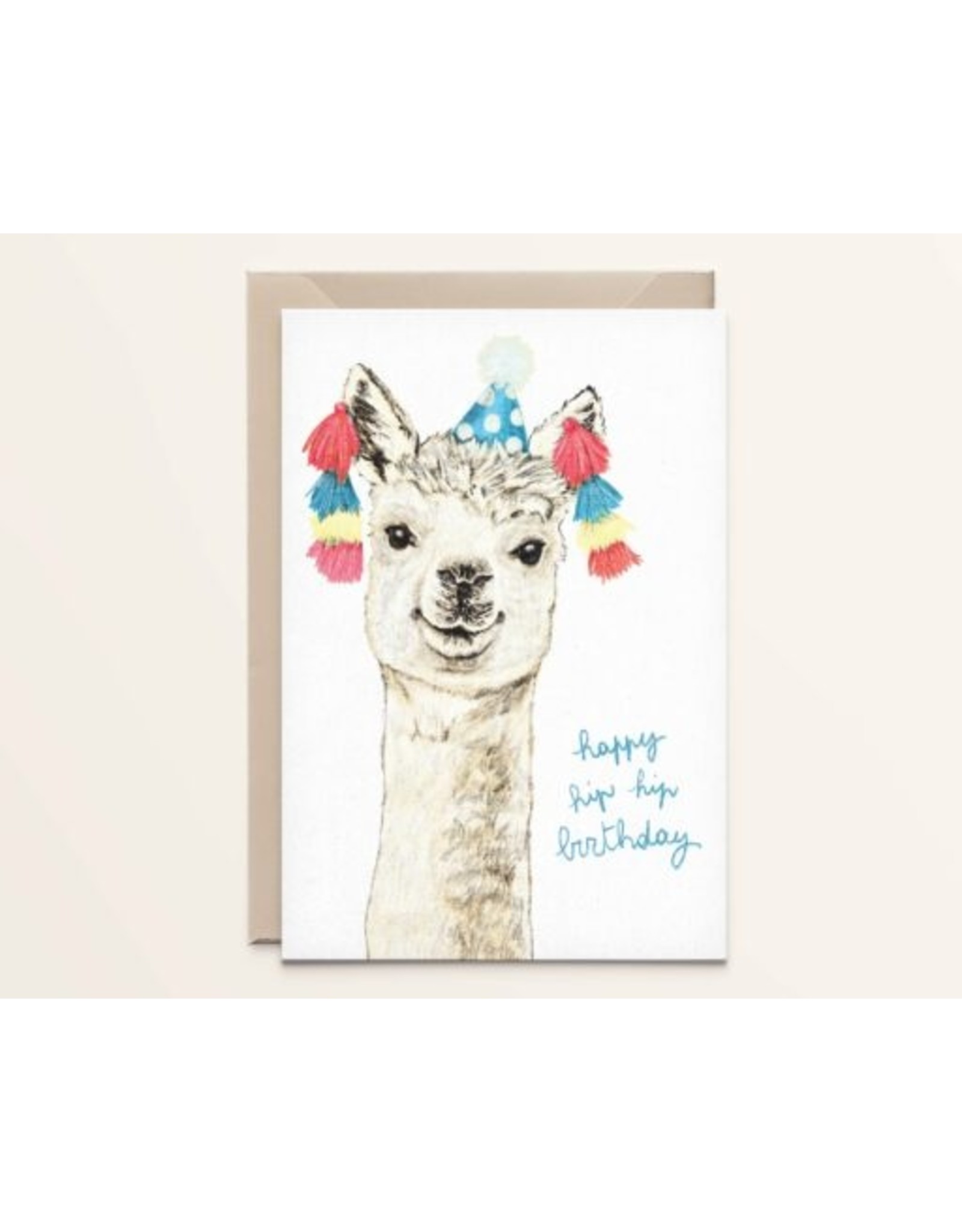 Kaartje 'alpaca happy birthday'