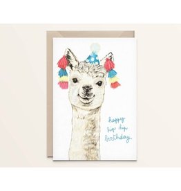 Kaartje 'alpaca happy birthday'